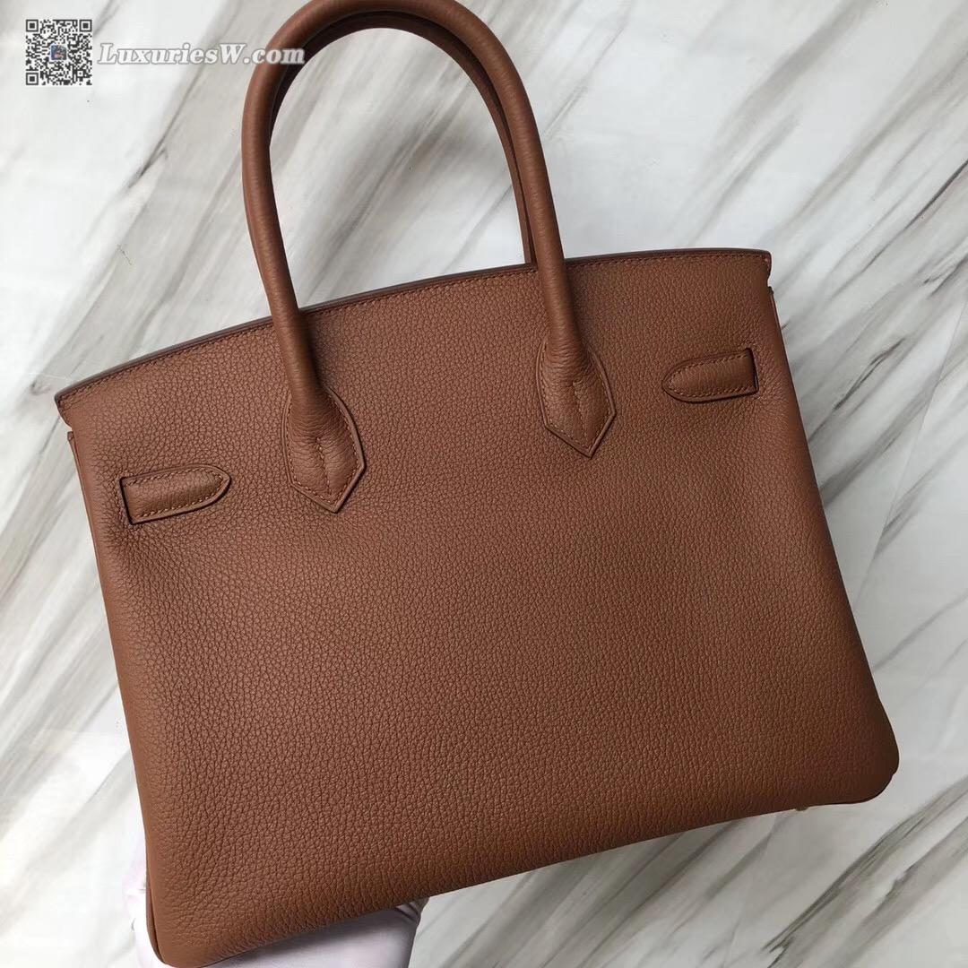 Hermes HSS Birkin 30cm Togo土黃色/CK88石墨灰Graphite/蜥蜴皮杏色