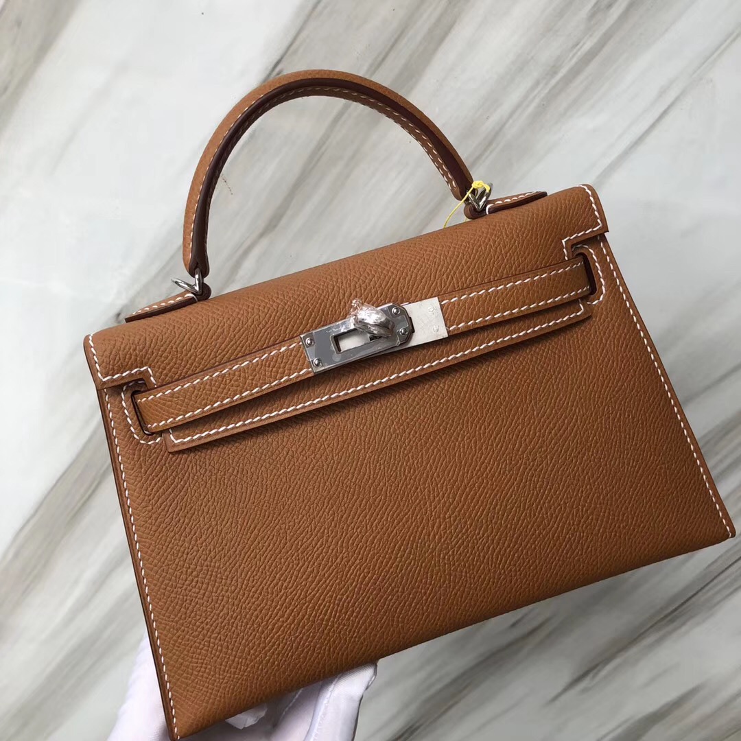 澳洲買愛馬仕有哪些地方 Hermes Mini Kelly II Epsom CK37金棕色 Gold