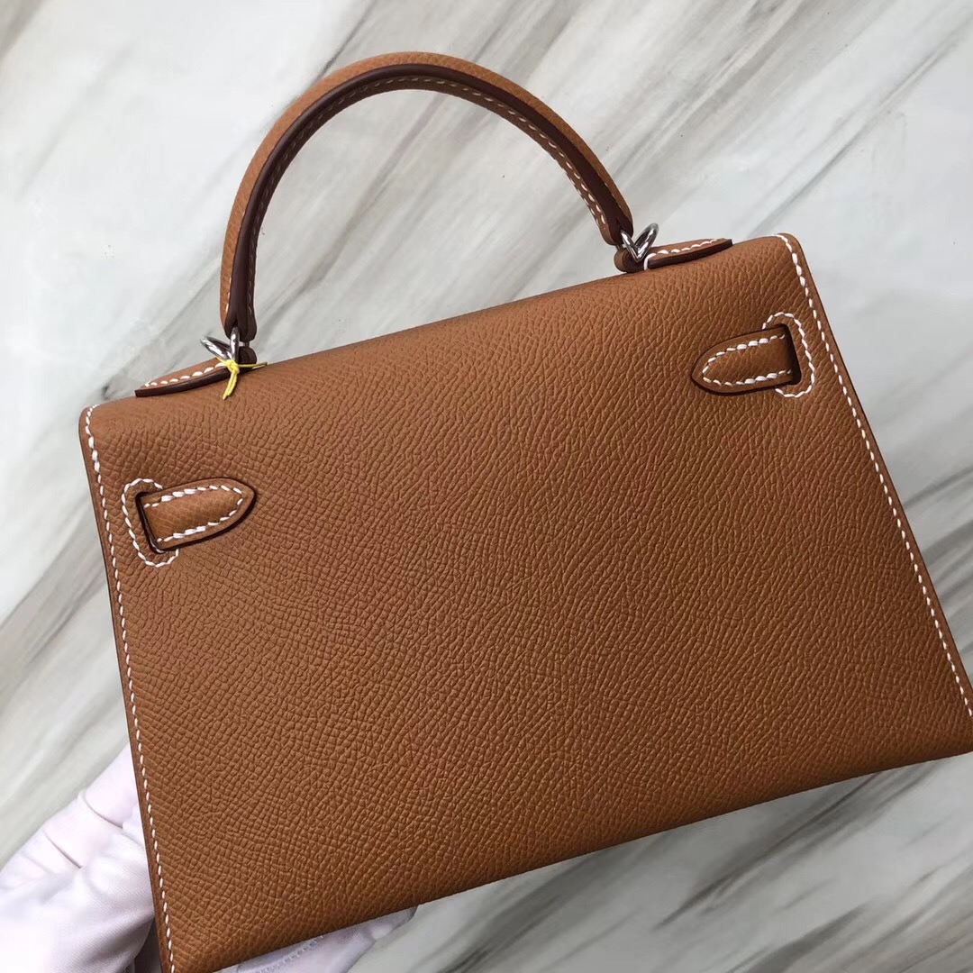 澳洲買愛馬仕有哪些地方 Hermes Mini Kelly II Epsom CK37金棕色 Gold