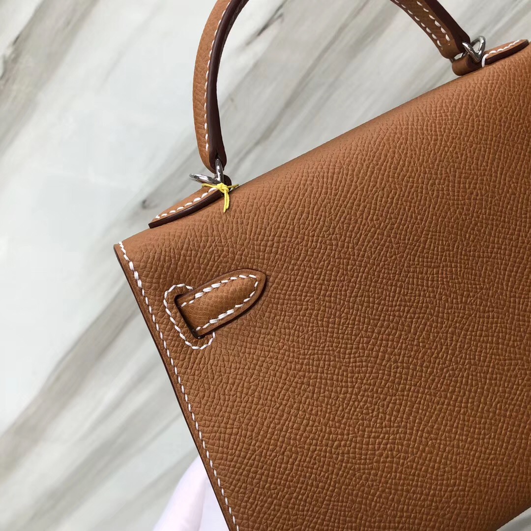 澳洲買愛馬仕有哪些地方 Hermes Mini Kelly II Epsom CK37金棕色 Gold