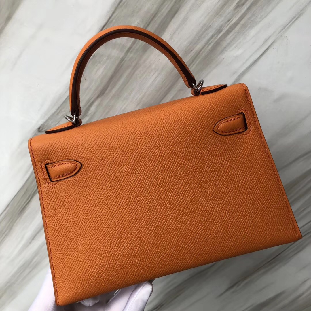 澳洲愛馬仕 Hermes Mini Kelly II I9 Abricot 杏黄色 Epsom