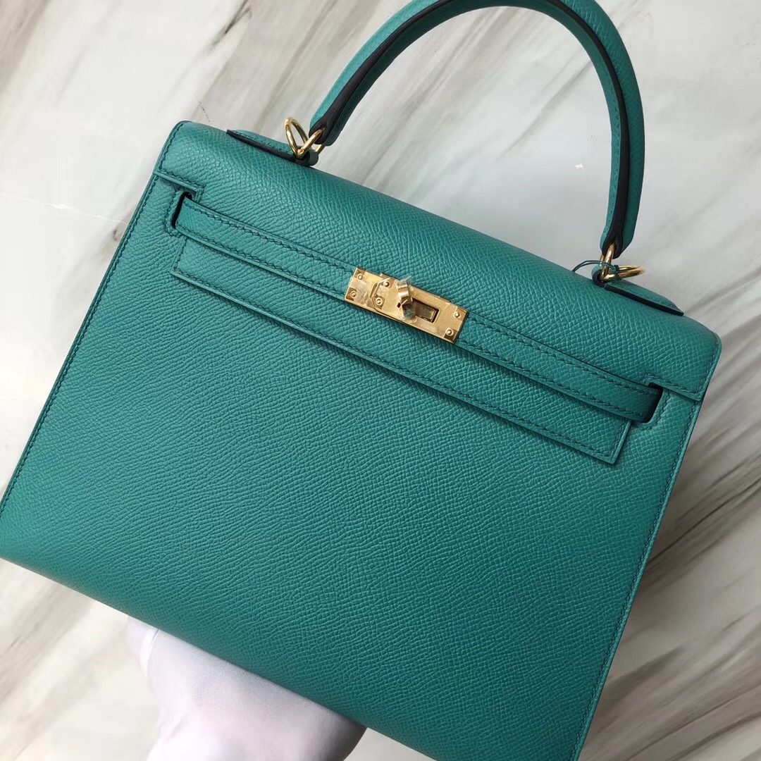 Hermès Kelly 25cm New Epsom U1維羅斯納綠  Vertluo We verone