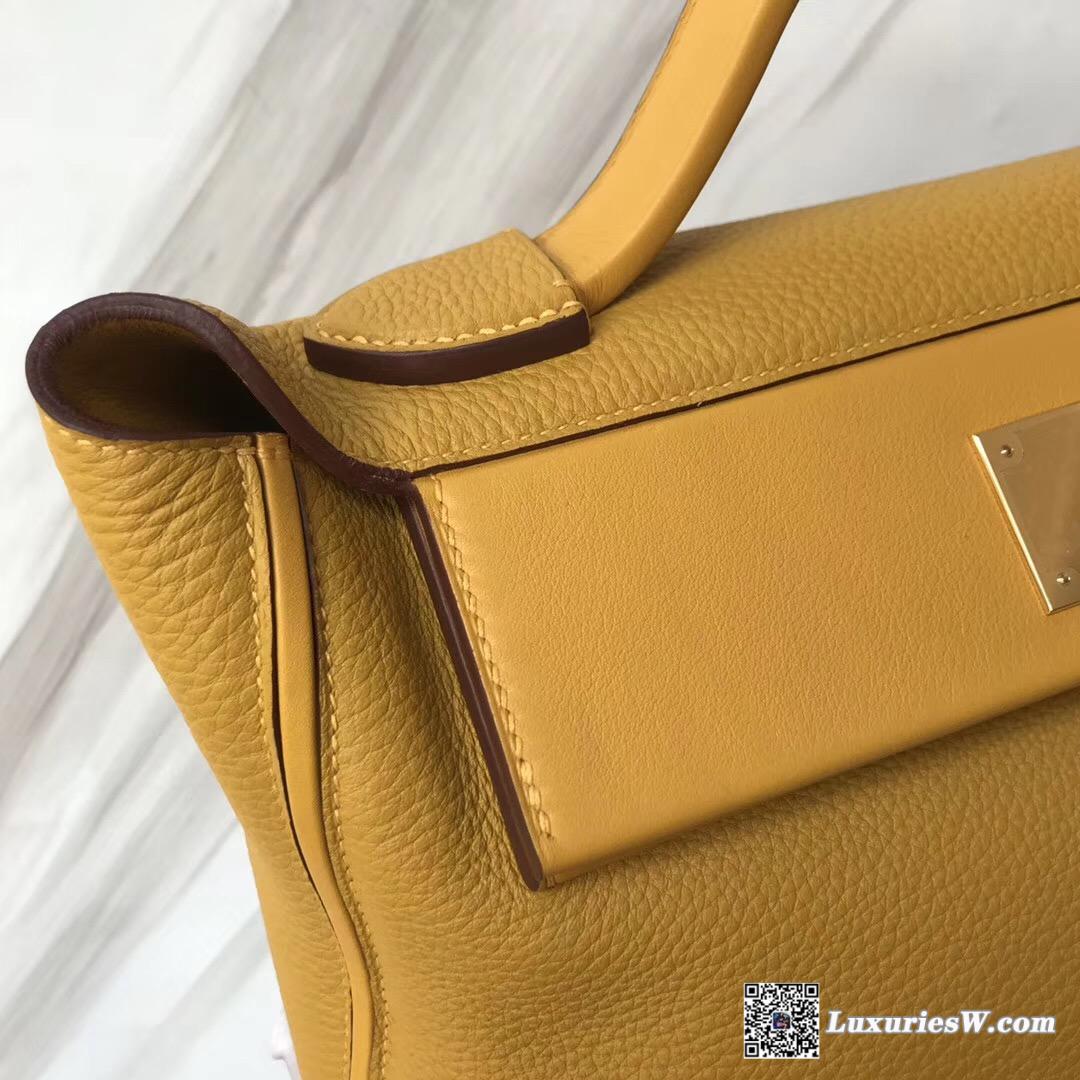 Hermes Bag Kelly 24/24 29cm Maurice/Swift/9D Jaune Amber 琥珀黃