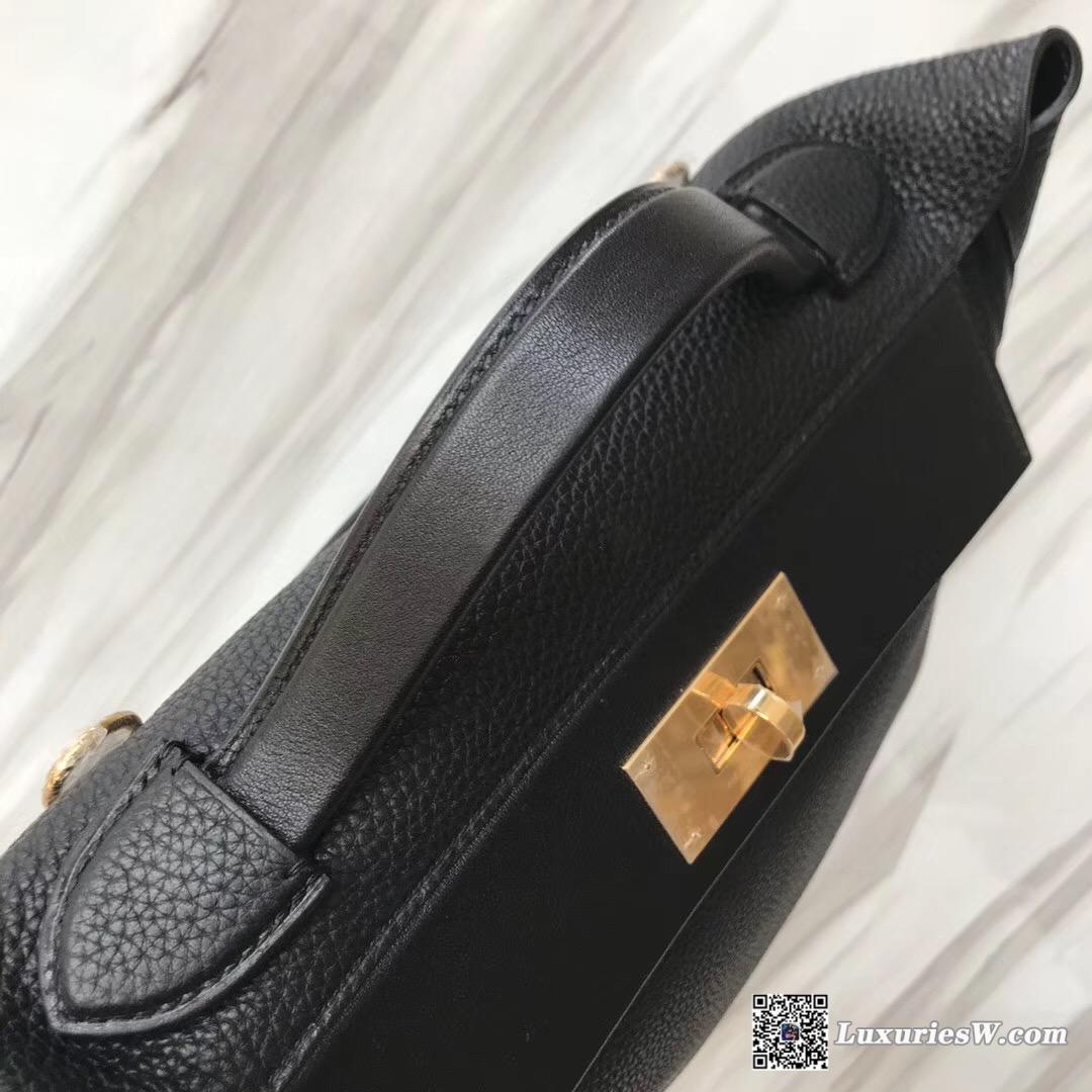 尖沙咀愛馬仕賣店地址 New Hermès Bag Kelly 24/24 29cm ck89黑色