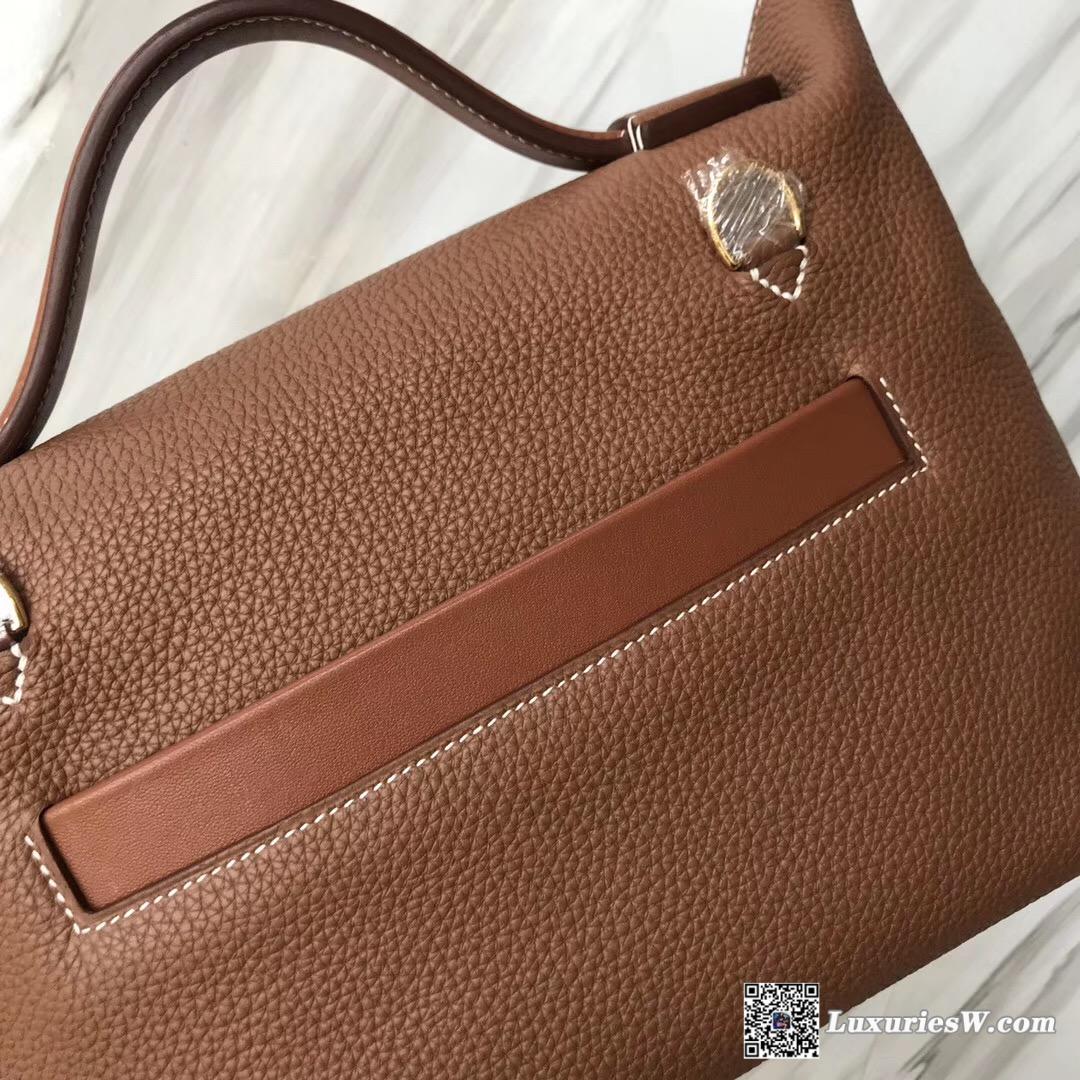 New Hermès Bag Kelly 24/24 29cm CK37 Gold 金棕色 Trench Maurice /Swift