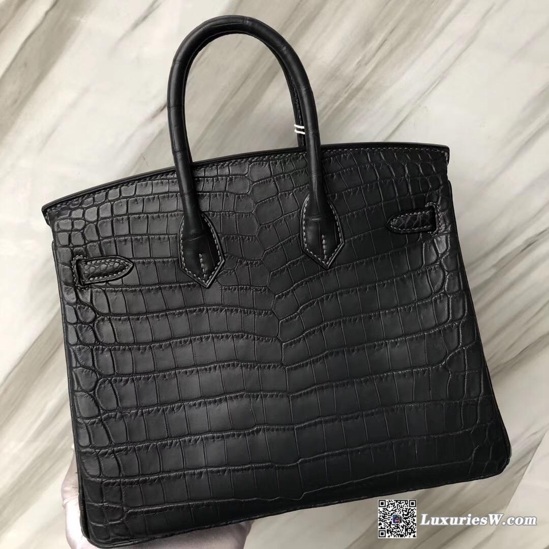 愛馬仕鉑金包 Hermes Birkin 25cm CK88石墨灰 Graphite 尼羅鱷 nilo crocodile