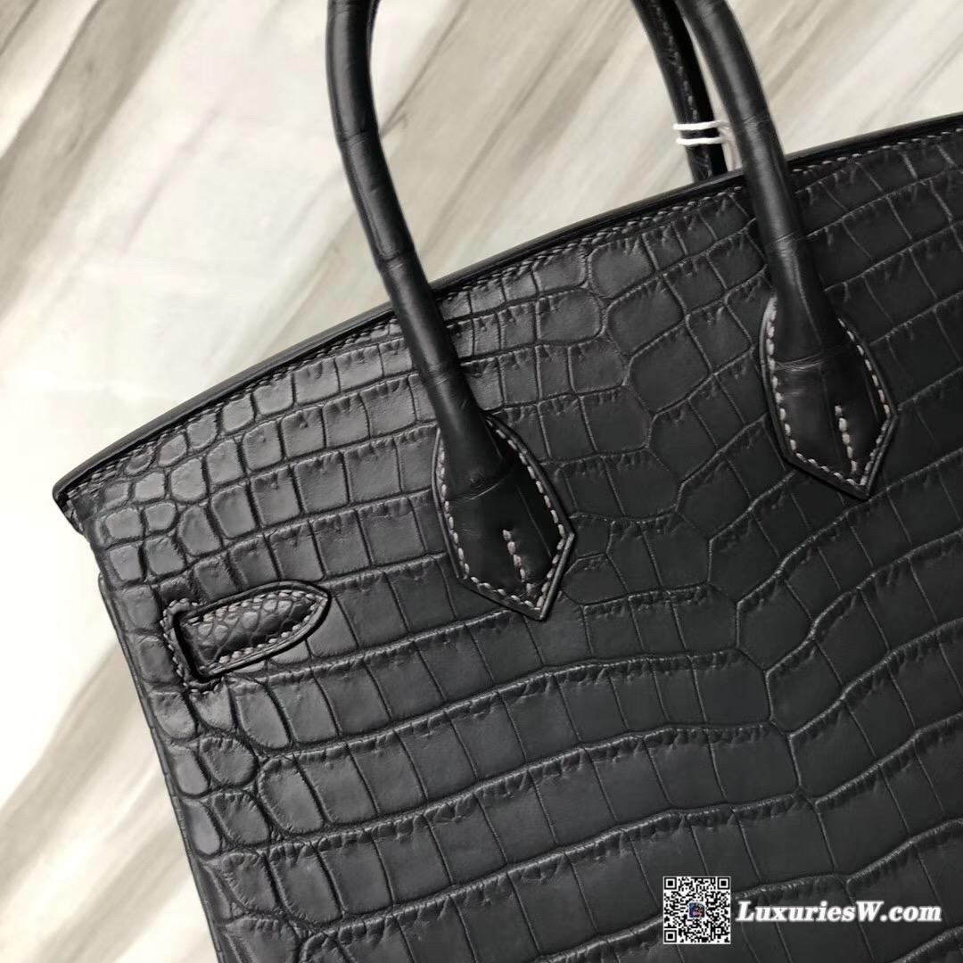 愛馬仕鉑金包 Hermes Birkin 25cm CK88石墨灰 Graphite 尼羅鱷 nilo crocodile