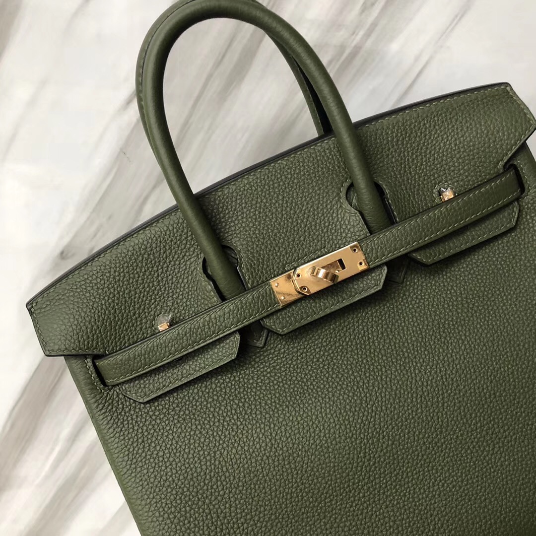 愛馬仕臺灣臺北鉑金包價格 Hermes Birkin Bag 25cm V6 Canopee 叢林綠