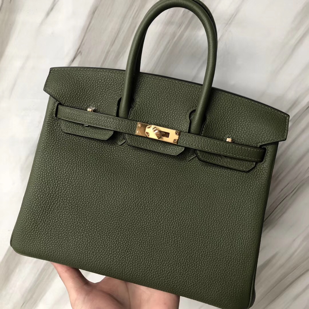 愛馬仕臺灣臺北鉑金包價格 Hermes Birkin Bag 25cm V6 Canopee 叢林綠