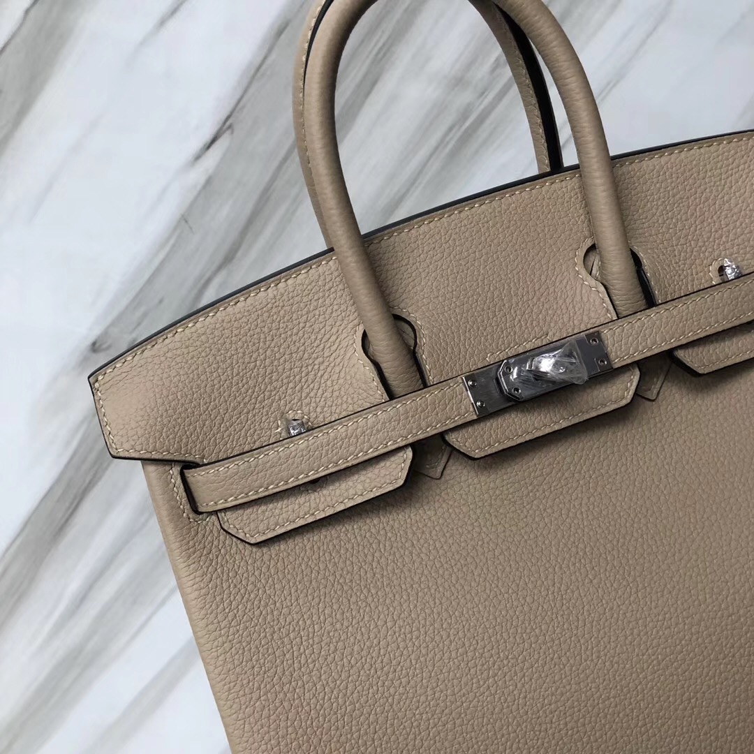 愛馬仕鉑金包澳門價格 Hermes Birkin 25cm S2風衣灰 Trench Togo