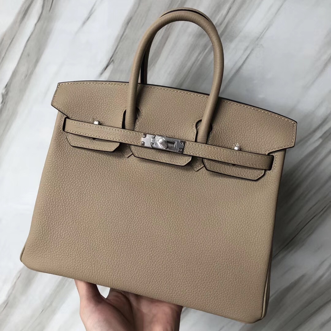 愛馬仕鉑金包澳門價格 Hermes Birkin 25cm S2風衣灰 Trench Togo