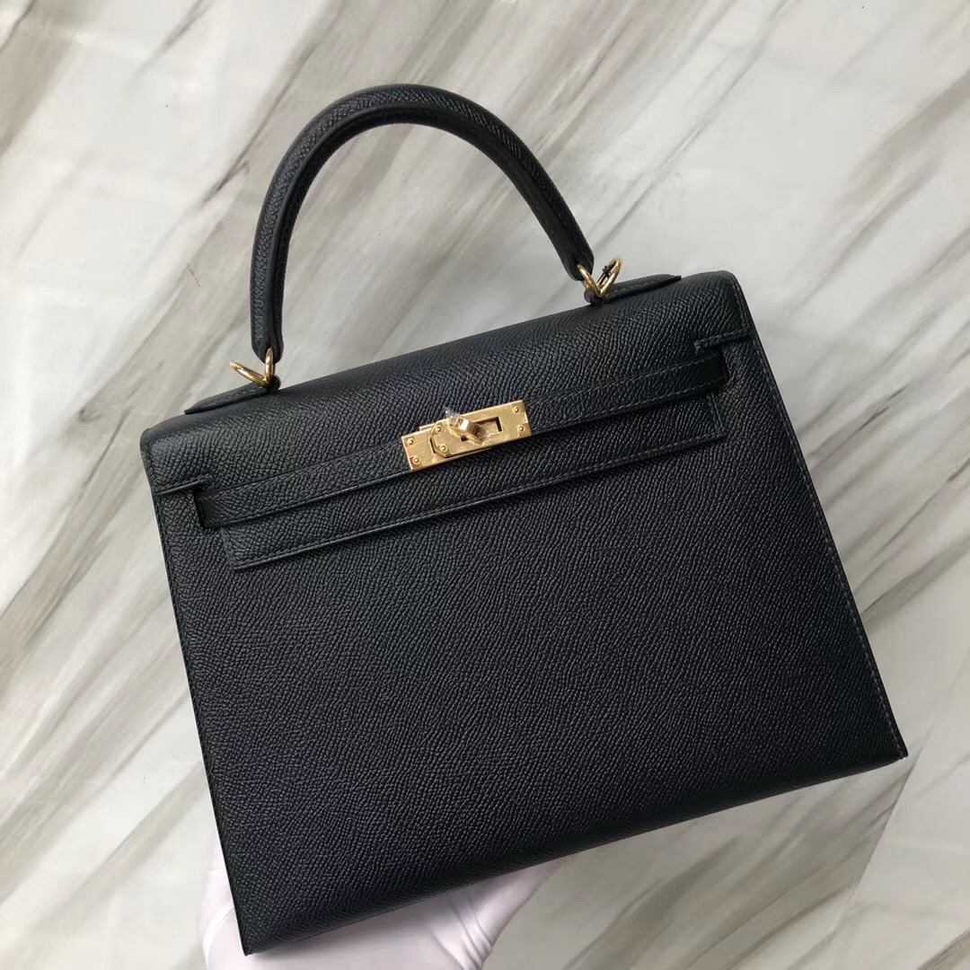 愛馬仕2019刻印 D刻 Hermes Kelly 25cm Epsom 6O松柏綠 Vert cypres