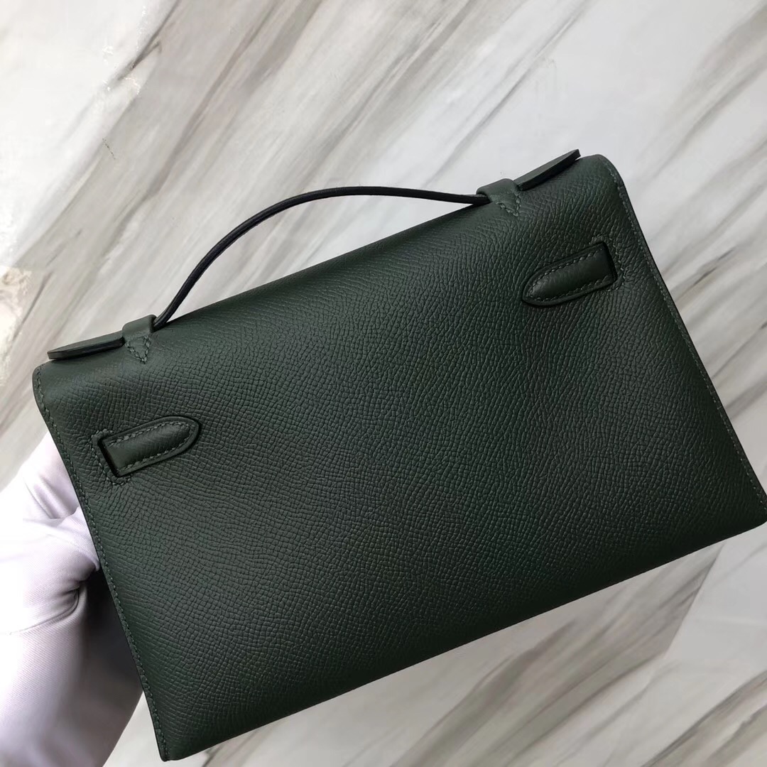 Hermes mini kelly 壹代 pochette 2Q英國綠 Vert Anglais