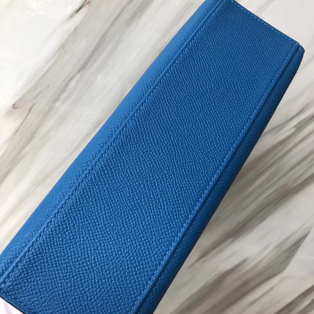 Hong Kong Hermes Mini kelly壹代 7W Blue izmir 伊茲密爾藍