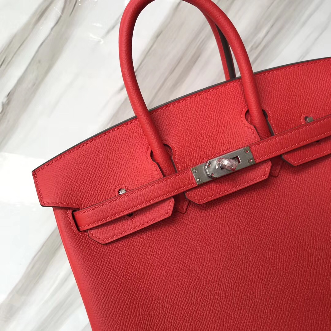 Hermes Birkin Bags 25cm 2019最新顏色 S3心紅色 Rose de course