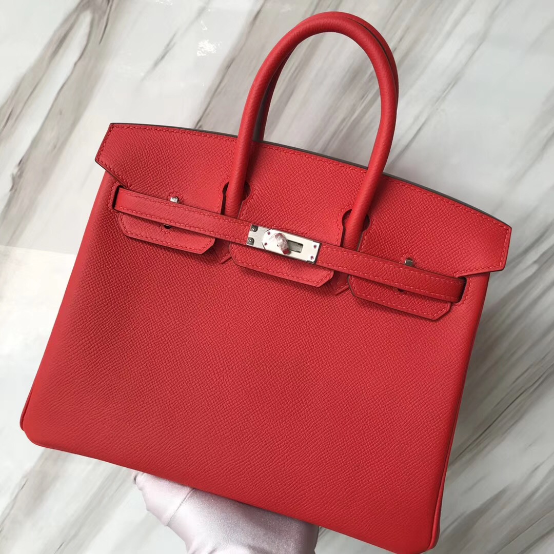 Hermes Birkin Bags 25cm 2019最新顏色 S3心紅色 Rose de course