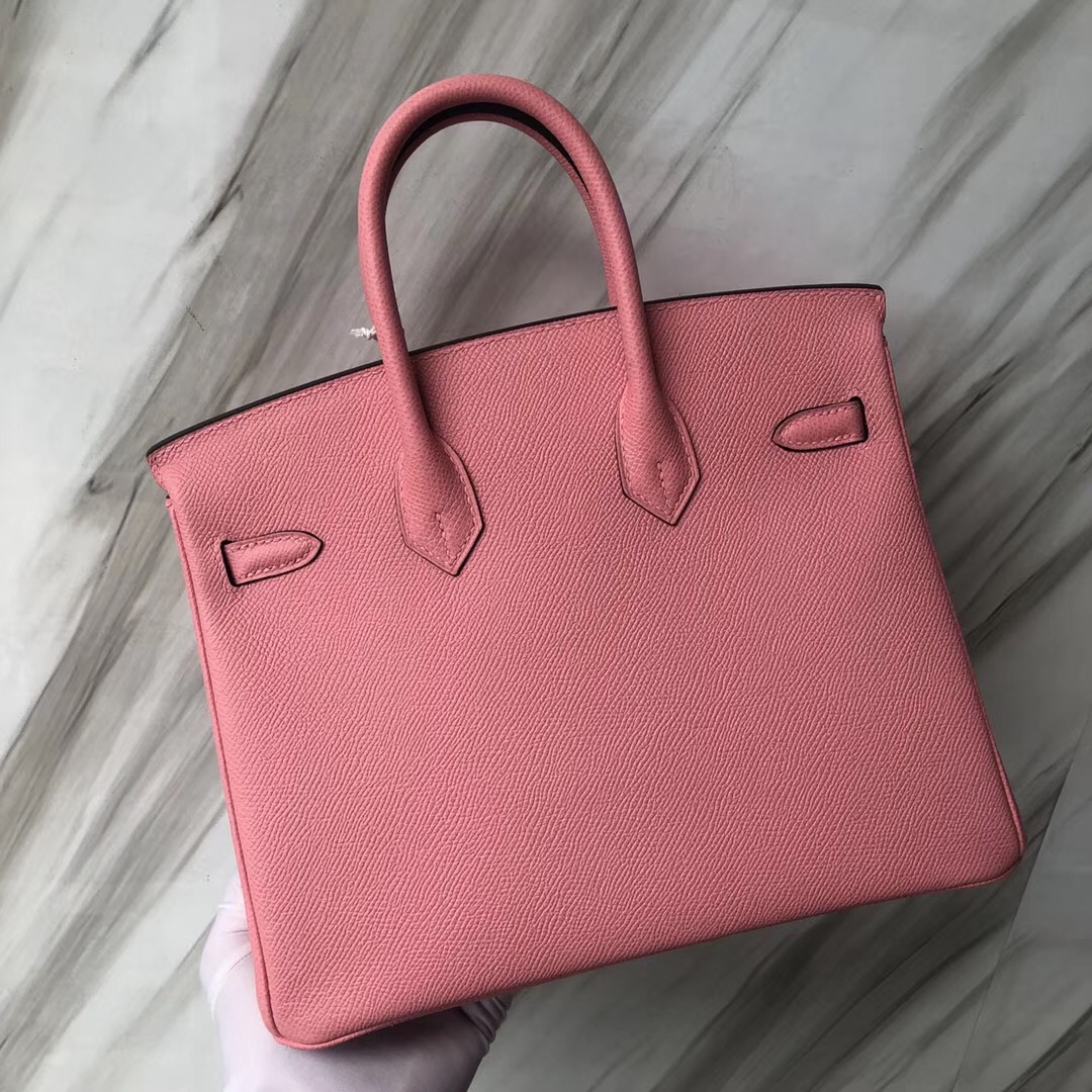 Singapore Hermes Birkin Bag 25cm Epsom 1Q Rose Confetti 奶昔粉