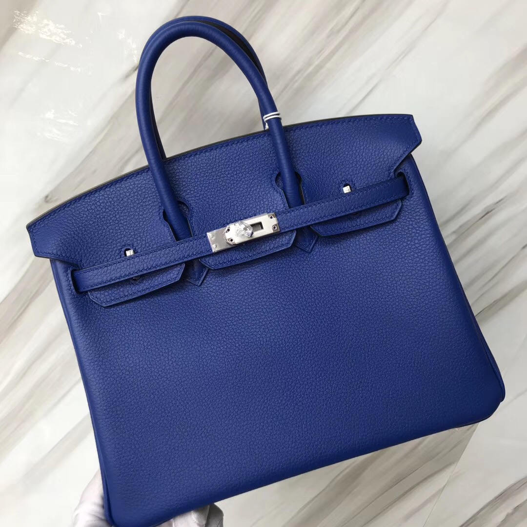 臺北愛馬仕鉑金包 Hermes Birkin 25cm Togo I7琉璃藍 Blue zellige