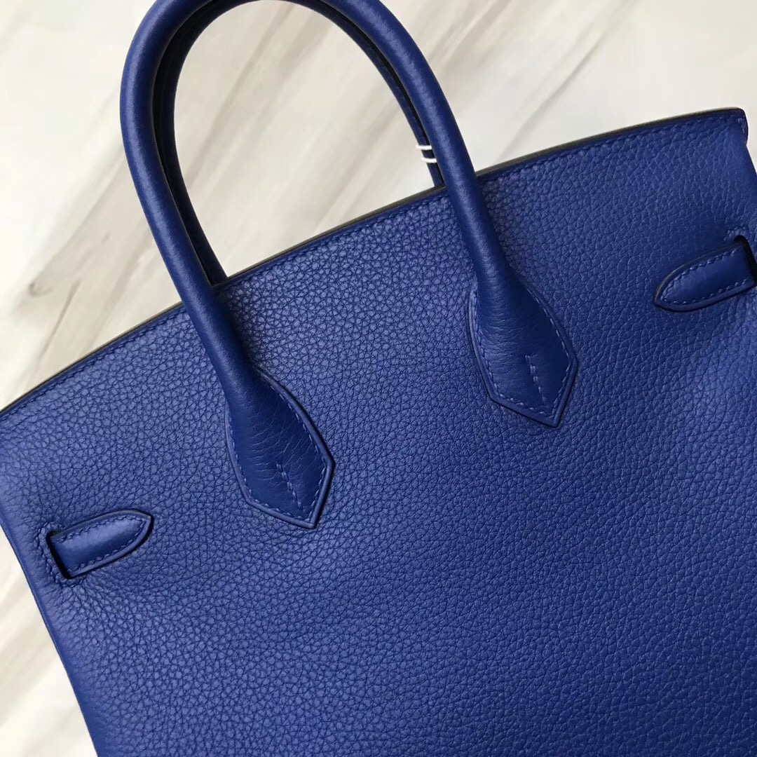 臺北愛馬仕鉑金包 Hermes Birkin 25cm Togo I7琉璃藍 Blue zellige