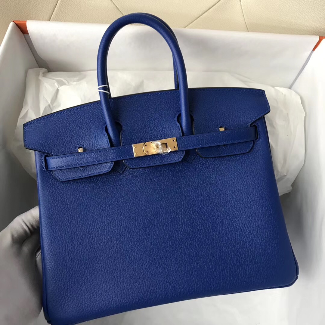 臺北愛馬仕鉑金包 Hermes Birkin 25cm Togo I7琉璃藍 Blue zellige