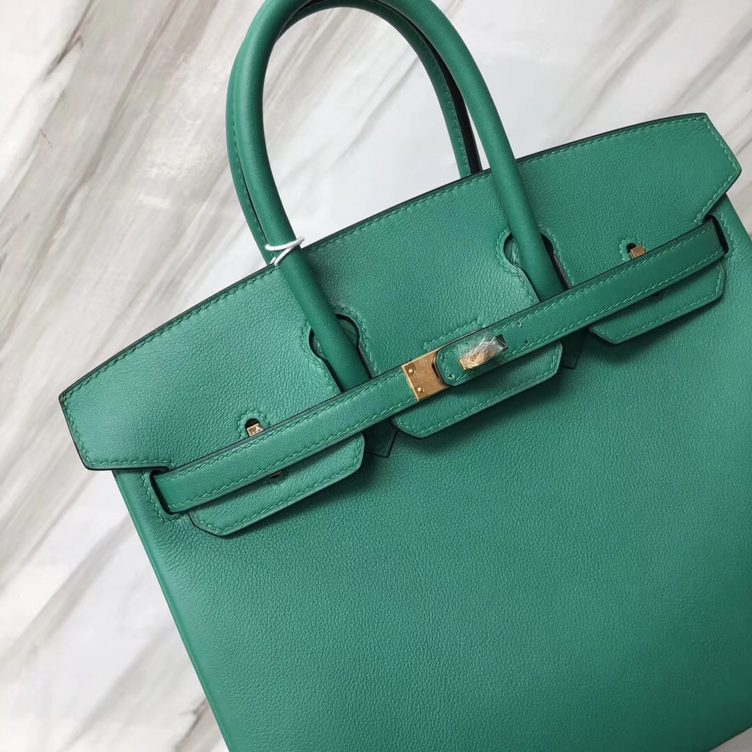 Singapore Hermès Birkin 25cm U4 絲絨綠 vert vertigo Swift calfskin