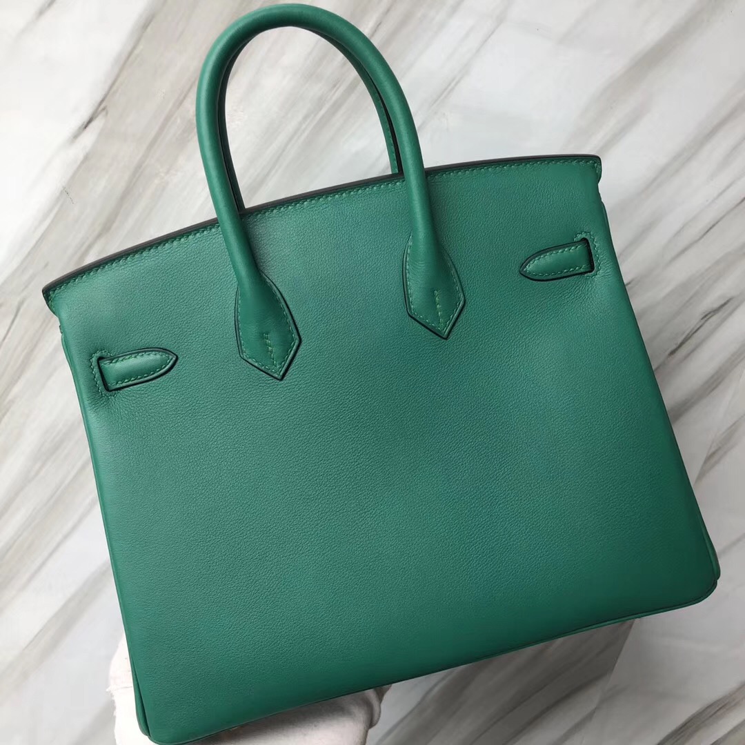 Singapore Hermès Birkin 25cm U4 絲絨綠 vert vertigo Swift calfskin