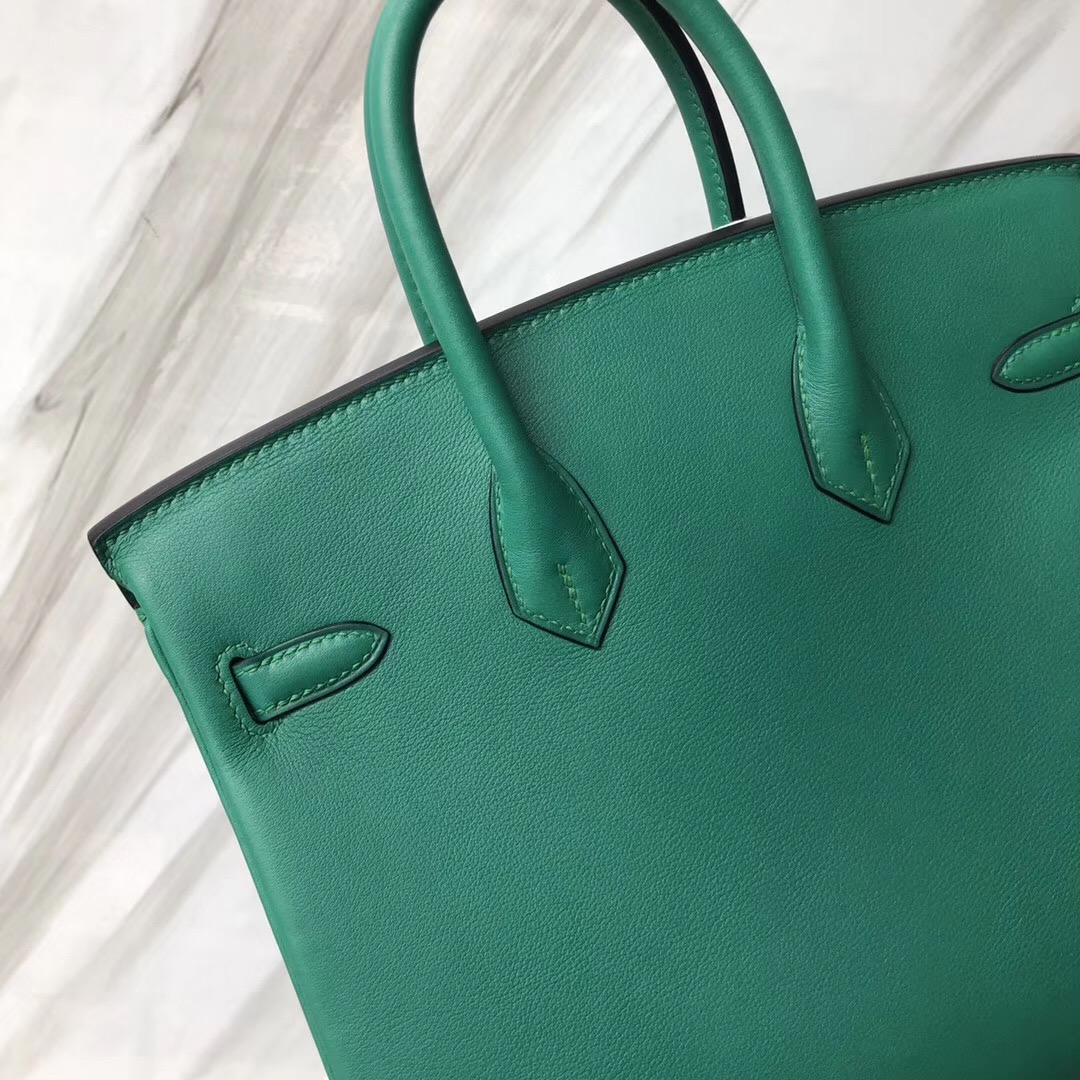 Singapore Hermès Birkin 25cm U4 絲絨綠 vert vertigo Swift calfskin