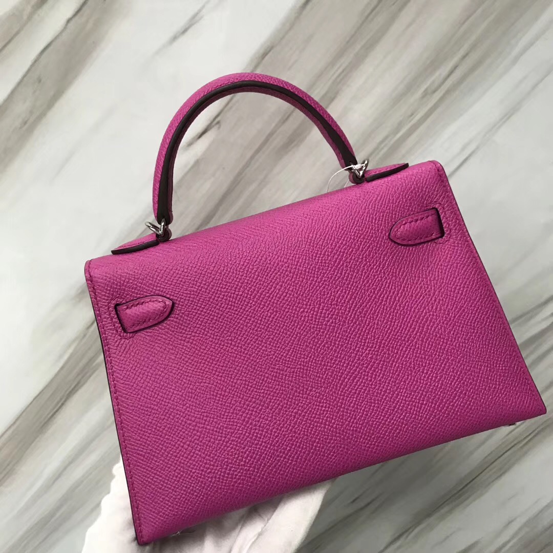 Hermes Mini kelly二代  Epsom 9I玉蘭粉 Rose Magnolia