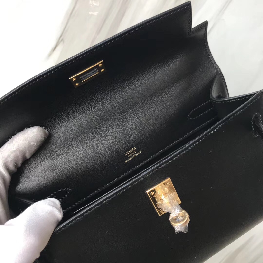 Hong Kong Hermes MiniKelly pochette CK89 Swift calfskin