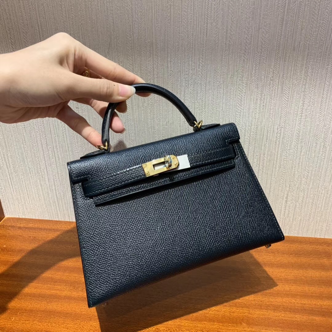 Taiwan Hermes Mini kelly二代 Epsom 6O松柏綠 Vert cypres