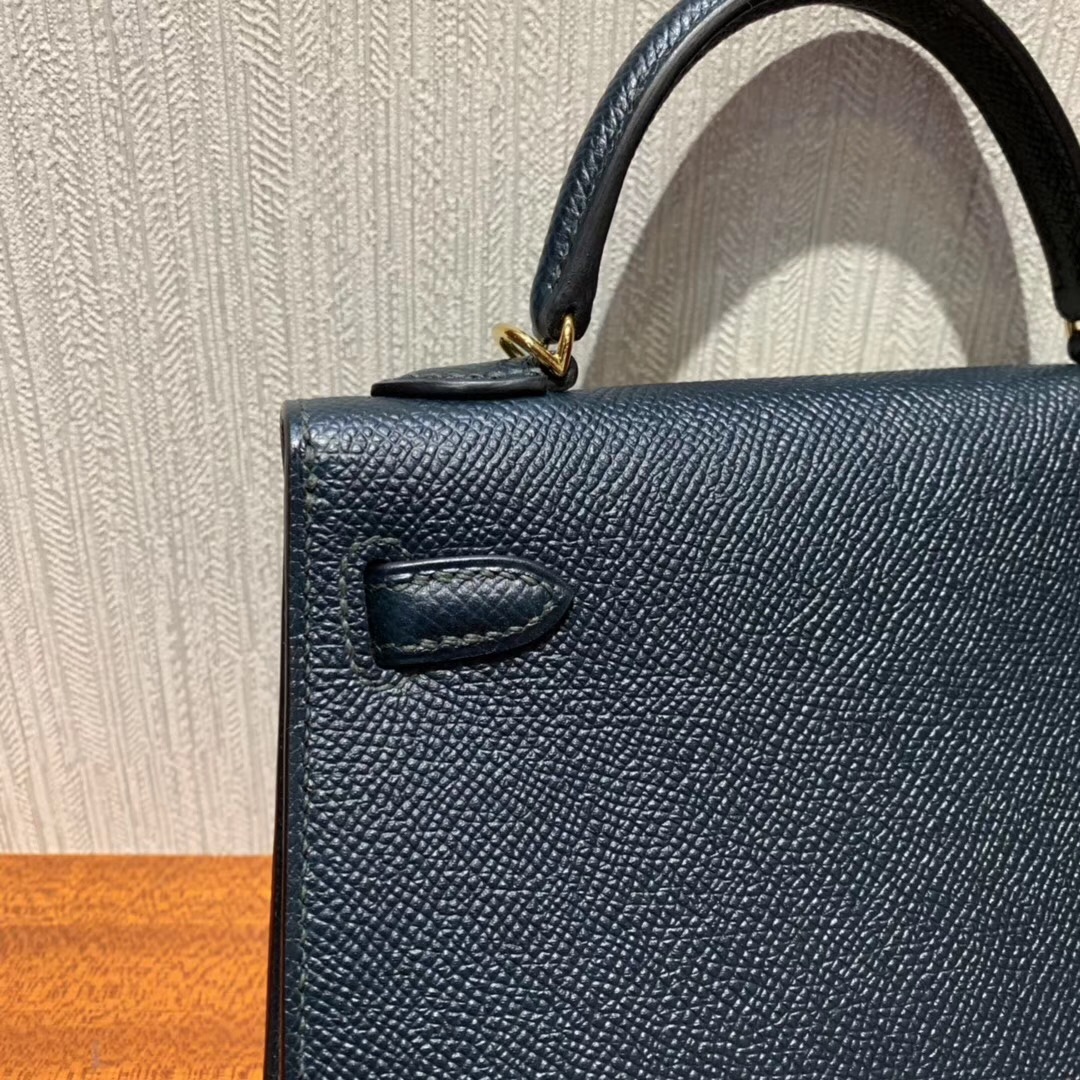 Taiwan Hermes Mini kelly二代 Epsom 6O松柏綠 Vert cypres