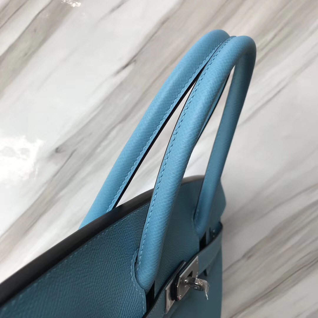 加拿大愛馬仕包包網 Canada Hermes Birkin 30cm P3北方藍 Blue de nord