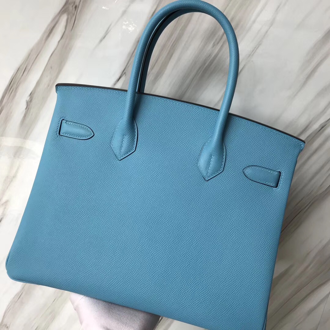 加拿大愛馬仕包包網 Canada Hermes Birkin 30cm P3北方藍 Blue de nord