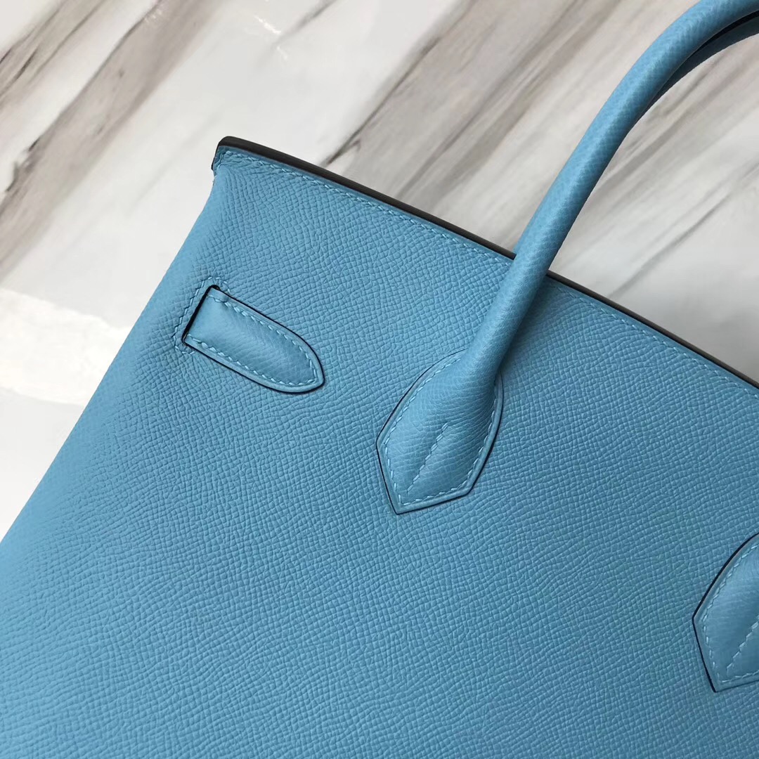 加拿大愛馬仕包包網 Canada Hermes Birkin 30cm P3北方藍 Blue de nord