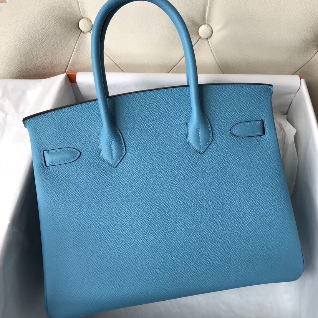 加拿大愛馬仕包包網 Canada Hermes Birkin 30cm P3北方藍 Blue de nord