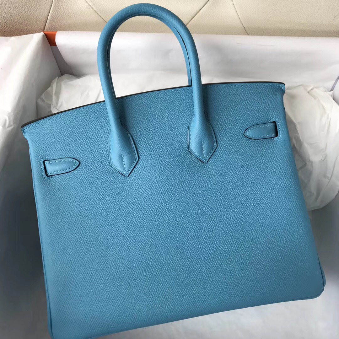 愛馬仕包包香港專賣店 鉑金包價格 Hermes Birkin 25cm P3 北方藍 Blue de nord