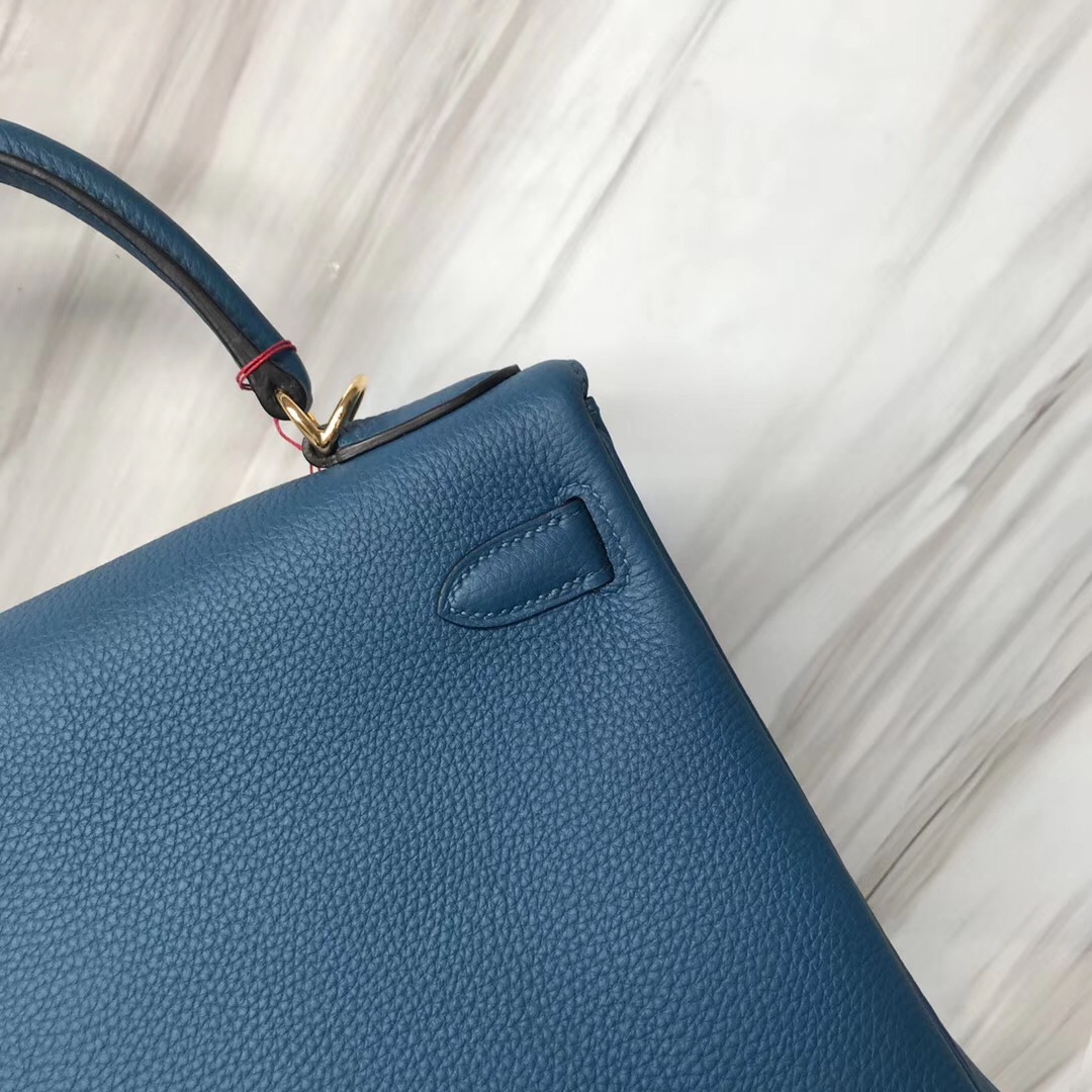 香港愛馬仕怎麼才不用配貨 Hermes Kelly 28cm S7 加利西亞藍 blue de galice凱莉包