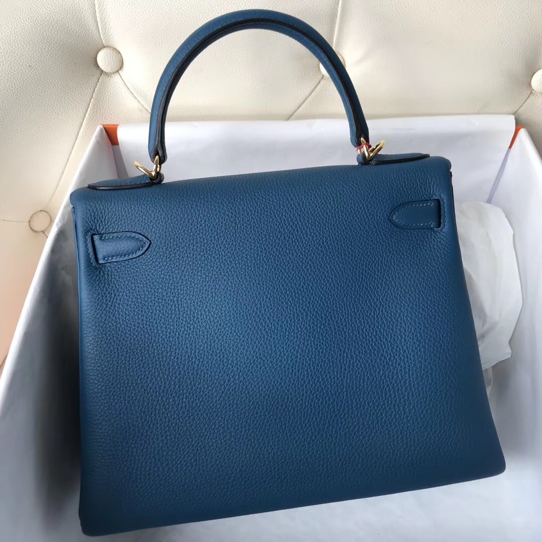 香港愛馬仕怎麼才不用配貨 Hermes Kelly 28cm S7 加利西亞藍 blue de galice凱莉包