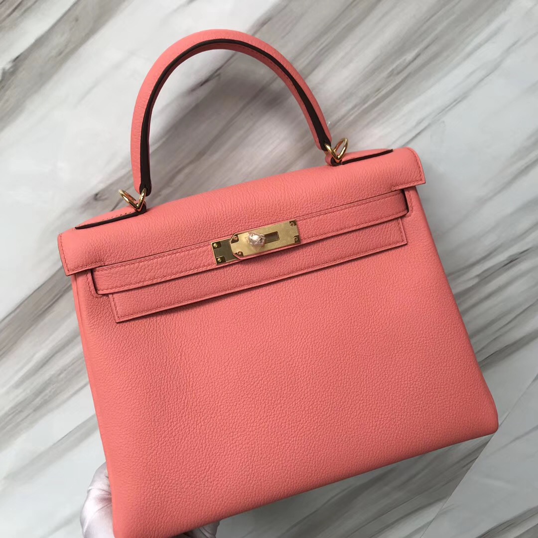 迪拜愛馬仕店地址 凱莉包 Hermes Kelly 28cm K4夏日玫瑰粉 rose ete