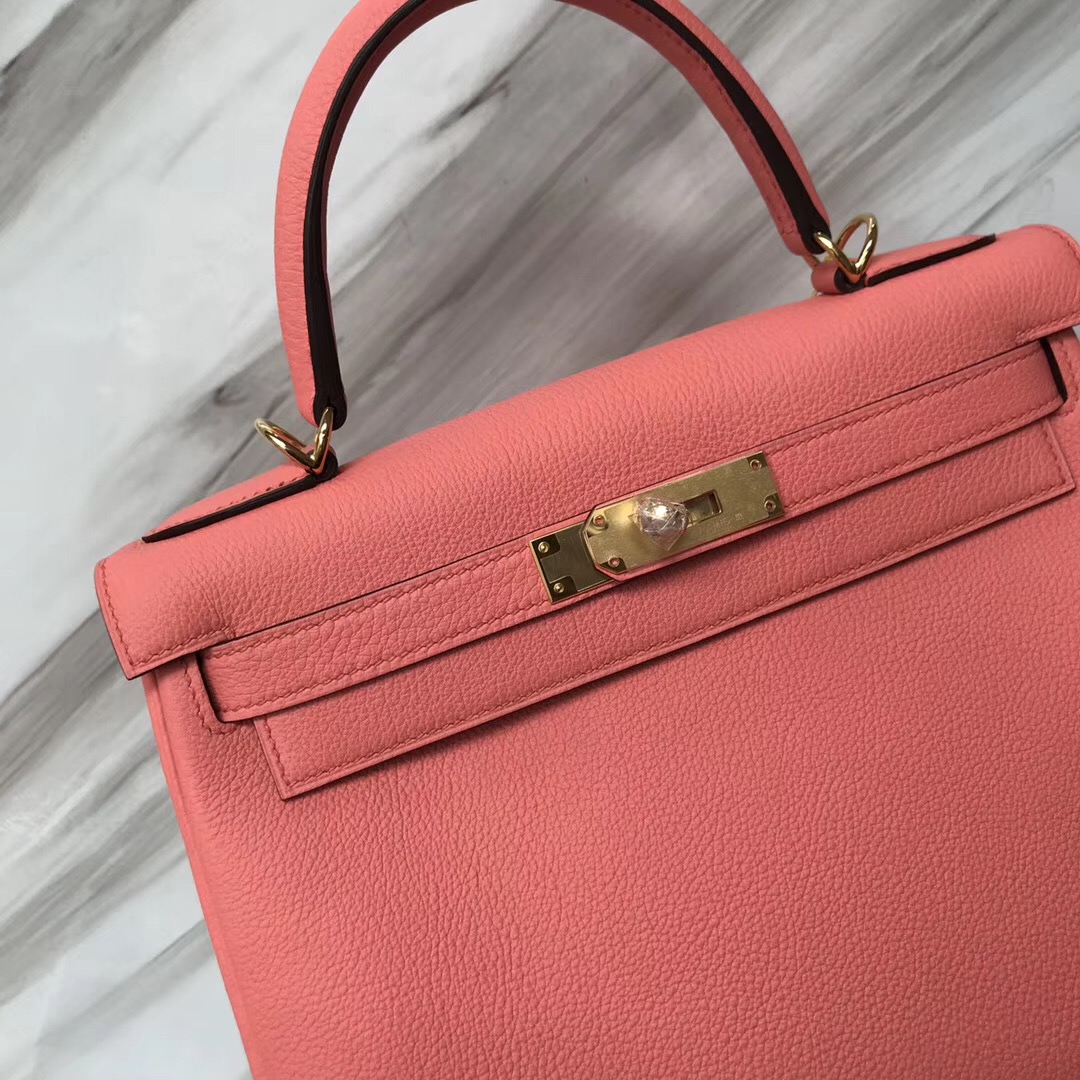 迪拜愛馬仕店地址 凱莉包 Hermes Kelly 28cm K4夏日玫瑰粉 rose ete