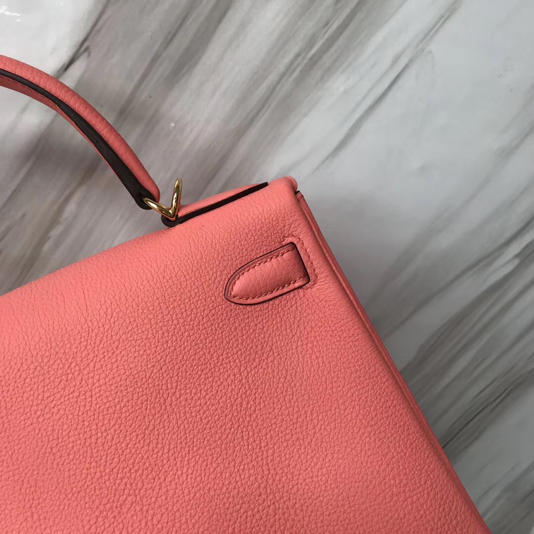 迪拜愛馬仕店地址 凱莉包 Hermes Kelly 28cm K4夏日玫瑰粉 rose ete