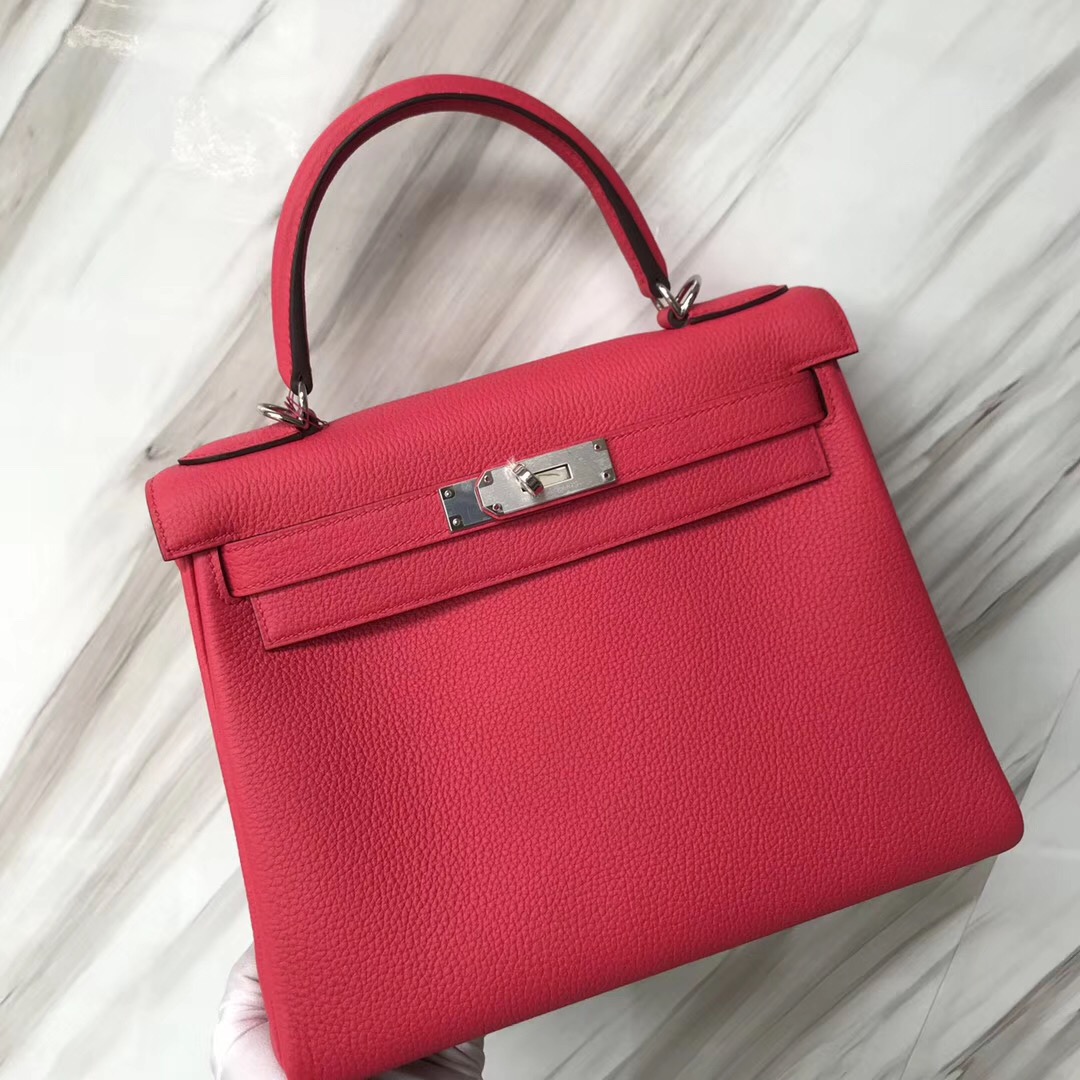 臺灣新北市愛馬仕凱莉包包 Taiwan Hermes Kelly 28cm i6 Rose Extreme極致粉