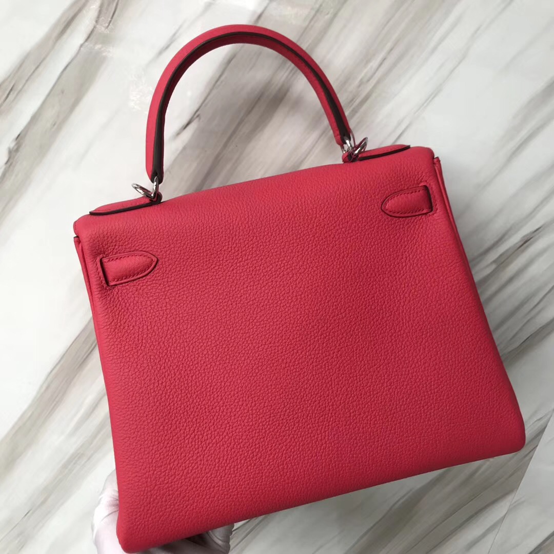 臺灣新北市愛馬仕凱莉包包 Taiwan Hermes Kelly 28cm i6 Rose Extreme極致粉