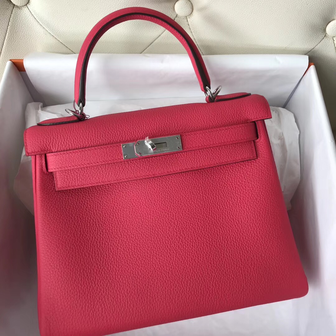 臺灣新北市愛馬仕凱莉包包 Taiwan Hermes Kelly 28cm i6 Rose Extreme極致粉