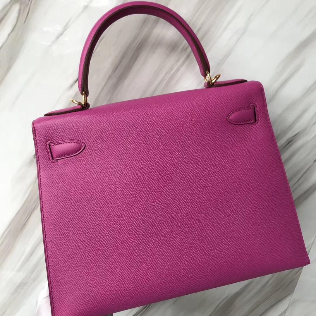 愛馬仕包包新加坡網站 Hermes Kelly 28cm Epsom 9I玉蘭粉Rose Magnolia