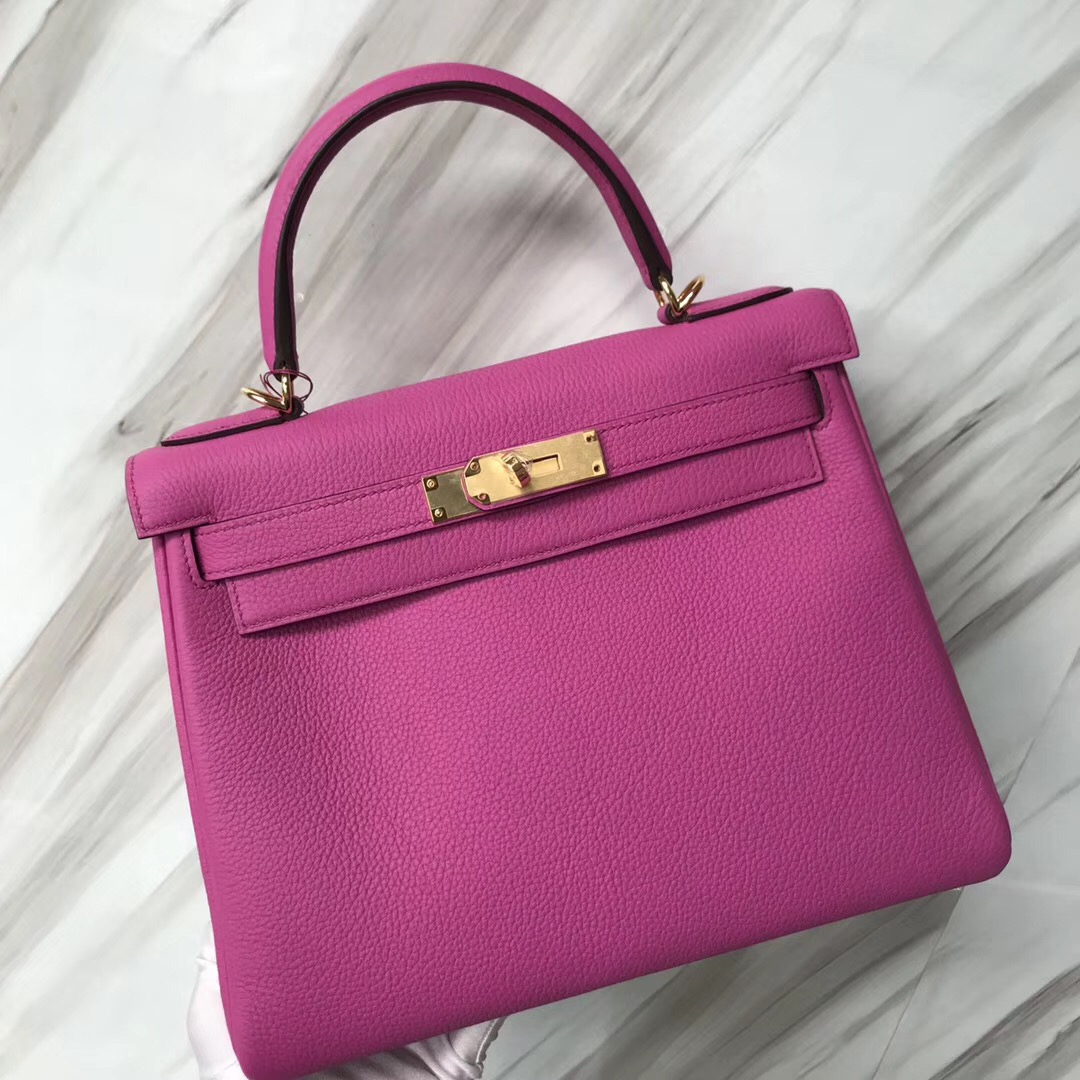 新加坡機場免稅店愛馬仕專櫃 Hermes Kelly 28cm 9I玉蘭粉Rose Magnolia