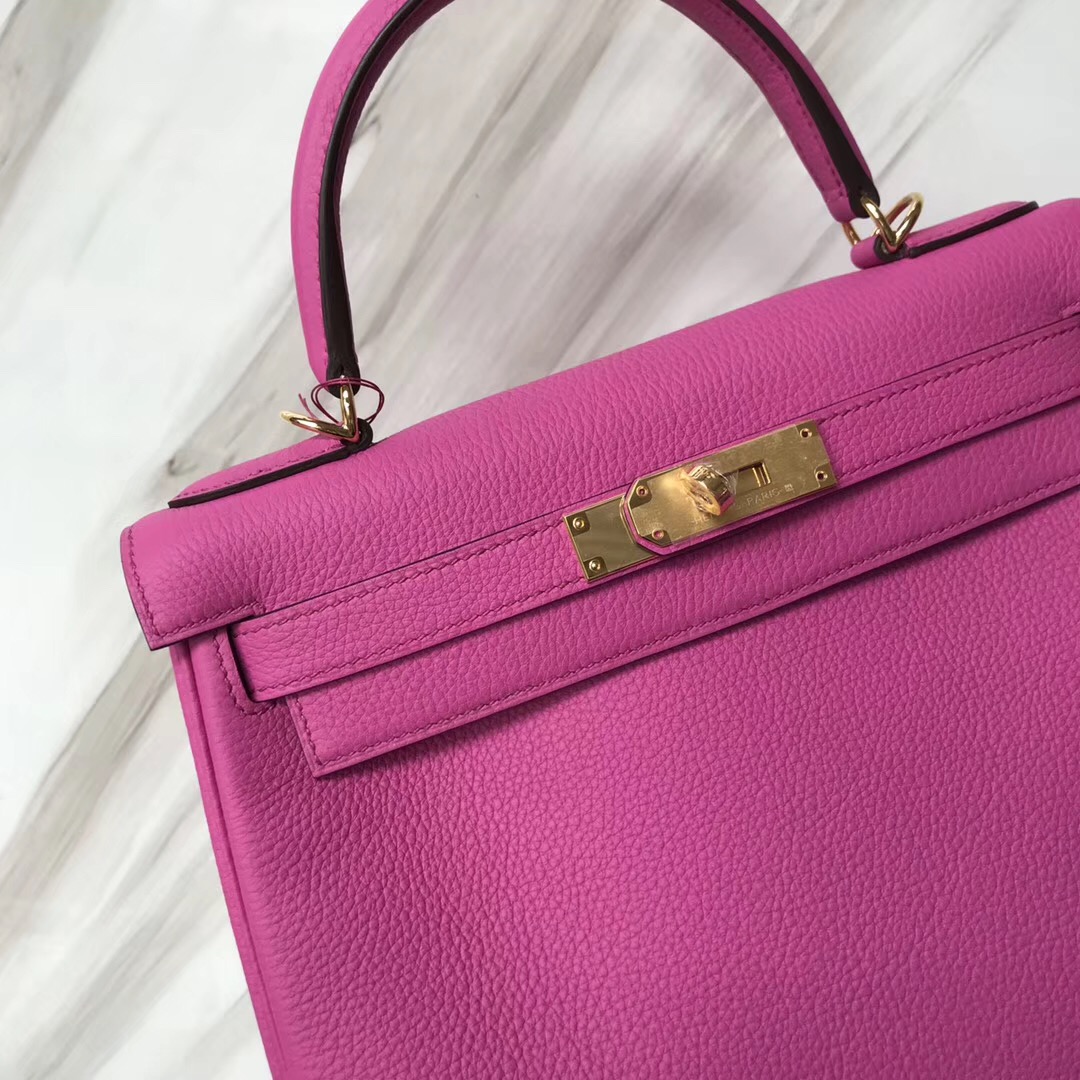 新加坡機場免稅店愛馬仕專櫃 Hermes Kelly 28cm 9I玉蘭粉Rose Magnolia