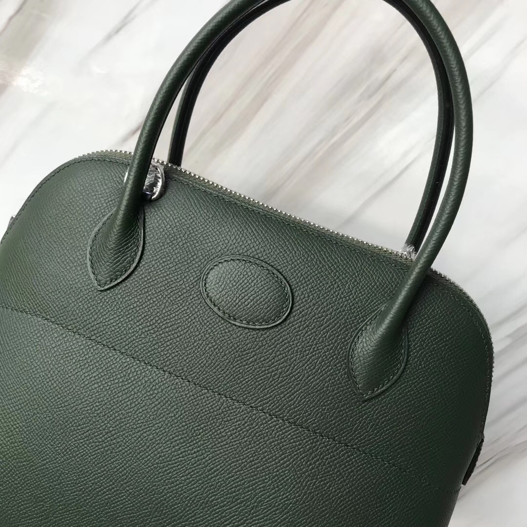 澳大利亞墨爾本維多利亞風情之都 Hermes bolide 27cm 2Q英國綠 Vert Amclais