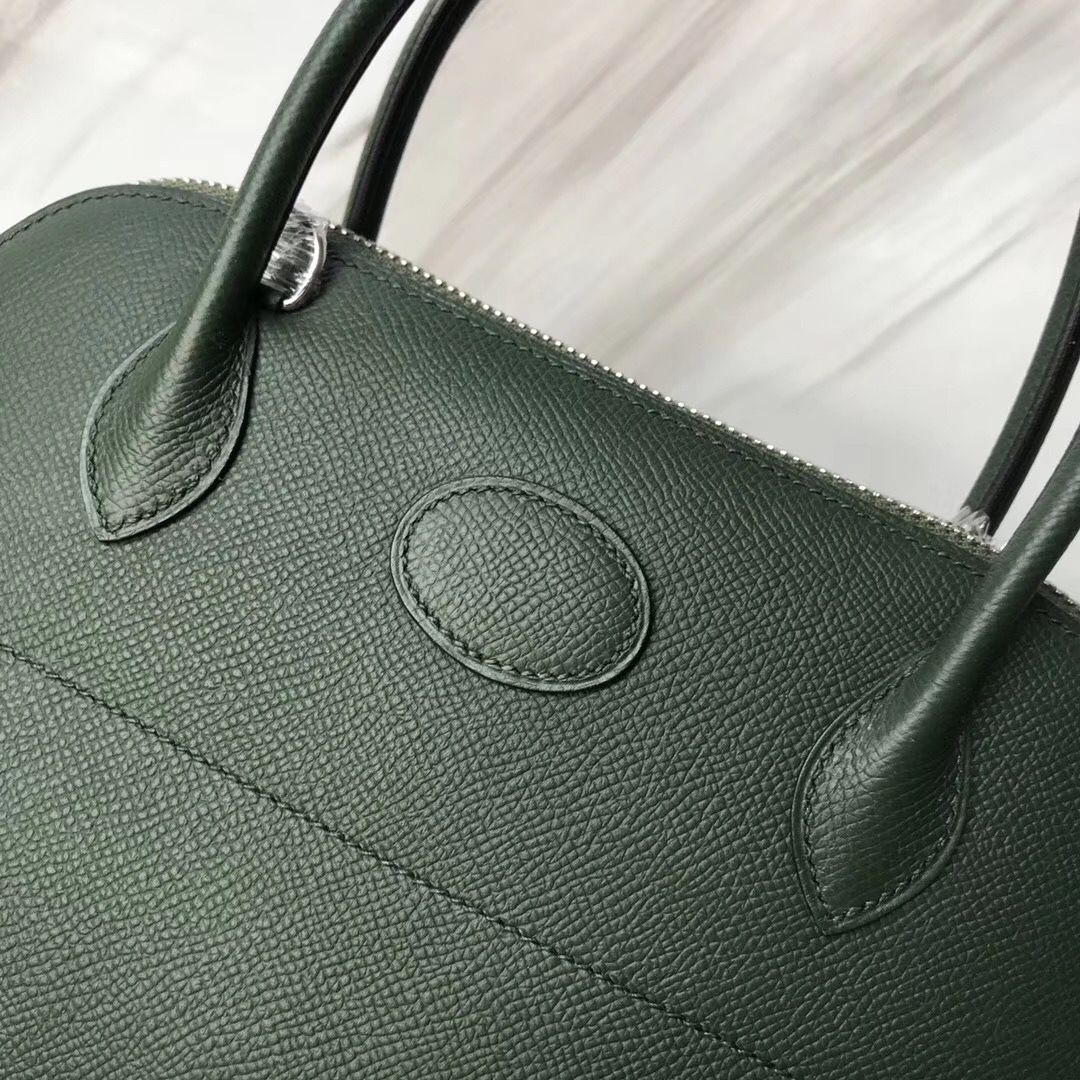 澳大利亞墨爾本維多利亞風情之都 Hermes bolide 27cm 2Q英國綠 Vert Amclais