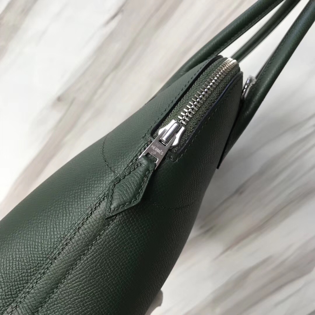 澳大利亞墨爾本維多利亞風情之都 Hermes bolide 27cm 2Q英國綠 Vert Amclais